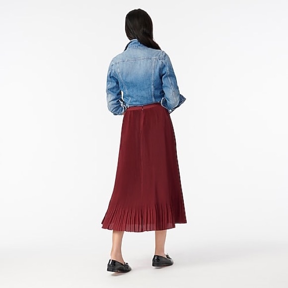 ✨NWT✨J. CREW // Straight-pleat skirt - Picture 3 of 10